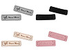 Eticheta piele Hand made, 15x50 mm