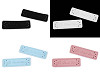 Verzierung / Aufnäher / Kunstleder Handmade 15x50 mm