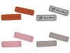 Verzierung / Aufnäher / Kunstleder Handmade 15x50 mm
