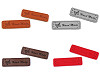 Eco Leather Clothing Label Hand Made 15x50 mm