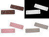 Ετικέτα ρούχων από eco leather «Hand Made» 15 x 50 mm