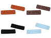 Etykietka / ozdoba / metka z eko-skóry Hand made 15x50 mm