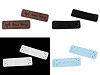 Verzierung / Aufnäher / Kunstleder Handmade 15x50 mm