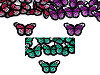 Iron on Patch Butterfly small