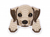 Embroidered Iron-on Patch Dog