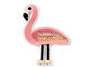 Aufbügler Flamingo mit Pailletten