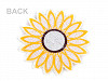 Iron-on Patch Sunflower with Sequins