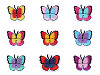 Parche termoadhesivo Mariposa