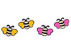 Naprasowanka mini pszczoła