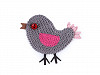 Embroidered Applique / Sew-on Patch Bird