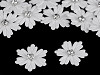 Winter Snowflake Applique / Flower with Rhinestone Ø30 mm