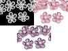 Organza Flower Applique with Pearl Bead Ø2.5 cm