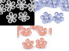 Organza Flower Applique with Pearl Bead Ø2.5 cm