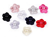 Embroidery Flower with Pearl Bead Ø20 mm