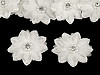 Blüte / Blume mit Perlen Ø50 mm