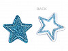 Iron-on Star Patch with Glitter
