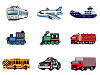 Patch thermocollant, Moyens de transport