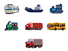 Patch thermocollant, Moyens de transport