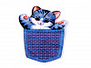 Textilná aplikácia / nášivka mačka vo vrecku