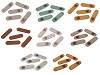 Eco leather applique / label - dandelion