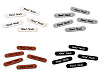 Aufnäher/Etikett aus Kunstleder – Hand Made 10 x 48 mm