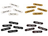 Aufnäher/Etikett aus Kunstleder – Hand Made 10 x 48 mm