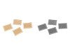 Toppe termoadesive, per riparare buchi e decorare, dimensioni: 2,3 x 3,3 cm