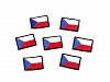 Ruhára vasalható címke / cseh zászló