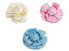 Satin Flower Head to sew-on, glue-on Ø6.5 cm