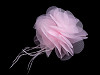 Sifon virág gyöngyökkel varrásra és ragasztásra Ø8-9 cm