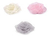 Rose en organza à coudre ou à coller, Ø 8 cm