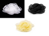 Organza-Rosenblume zum Annähen und Aufkleben, Ø 8 cm
