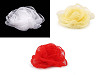 Rose en organza à coudre ou à coller, Ø 8 cm