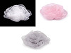 Organza-Rosenblume zum Annähen und Aufkleben, Ø 8 cm