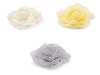 Rose en organza à coudre ou à coller, Ø 8 cm
