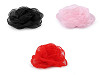 Rose en organza à coudre ou à coller, Ø 8 cm