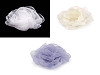 Rose en organza à coudre ou à coller, Ø 8 cm