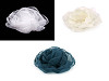 Rosa de organza para coser o pegar Ø8 cm