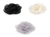 Organza-Rosenblume zum Annähen und Aufkleben, Ø 8 cm