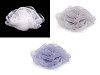 Rosa de organza para coser o pegar Ø8 cm