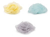 Organza-Rosenblume zum Annähen und Aufkleben, Ø 8 cm