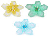 Flor con cuentas para coser o pegar Ø8 cm