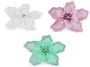 Flor con cuentas para coser o pegar Ø8 cm