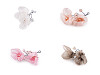 Flower on a Wire with Glass Beads, Hand-made