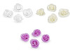 Fiore artificiale, motivo: rosa, dimensioni: Ø 3 cm