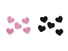 Iron-on patch heart 