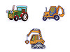 Iron-on patch, tractor, crane, car, excavator, firefighters