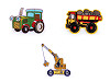 Patch thermocollant, Tracteur, Grue, Voiture, Tractopelle, Camion de pompiers