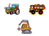 Aufbügler Traktor, Kran, Auto, Bagger, Feuerwehr
