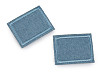 Nažehlovací záplaty pro opravy dírek jeans 3x4 cm